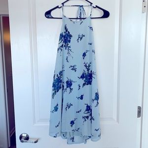 Backless Floral Dress